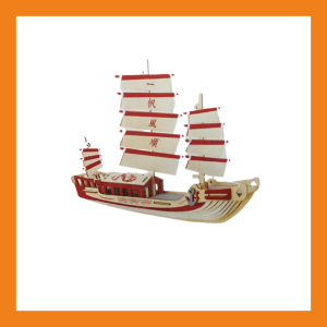 3D Wooden Puzzle (Sailing Ship)
