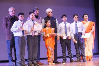 Awarded by legend Kapil Dev & Rakesh Bharti Mittal for Wining Gold in WER World Education Robotics Championship