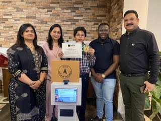 Elderly Helper Robot developed by Panshul Sachdeva recognised by India Book of Records.
